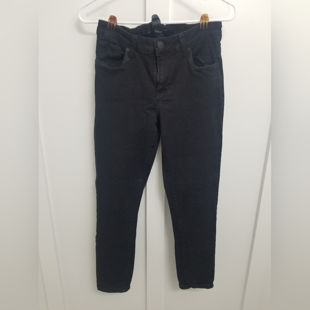 Women's black ankle skinny jeans